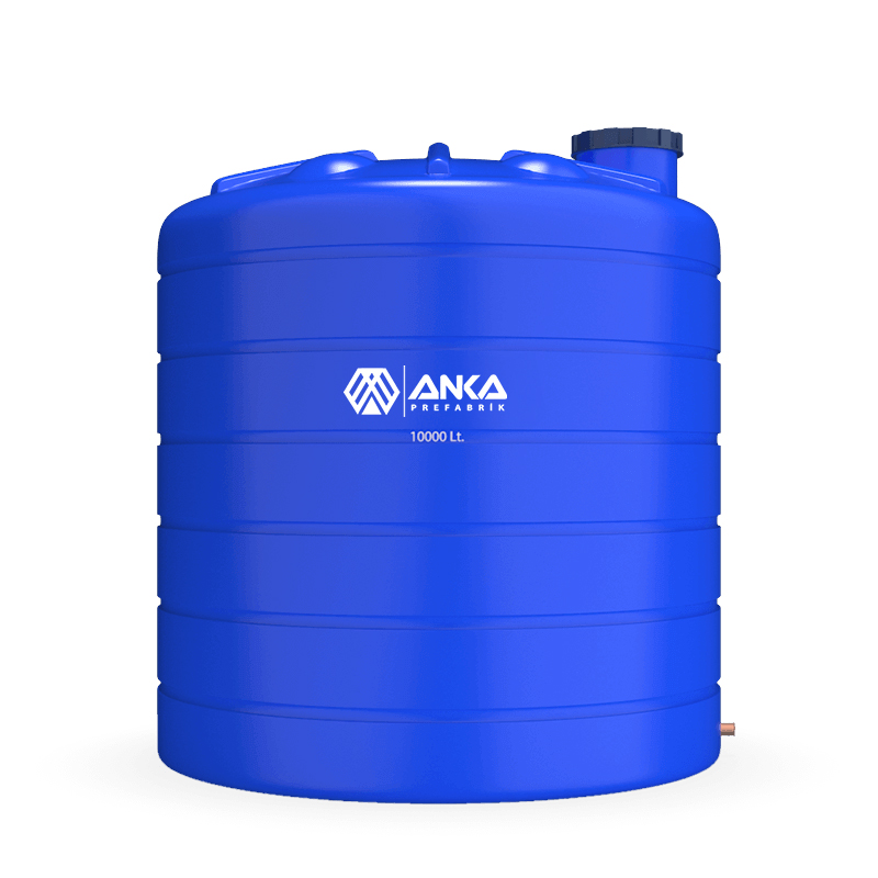 10 Tonluk Plastik Dikey Su Deposu